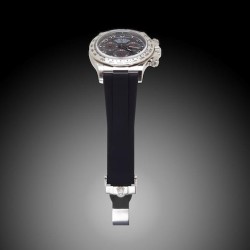 Rubber horlogeband M101 – Rubber B – Zwart