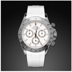 Bracelet en caoutchouc M106CD - Rubber B - Blanc