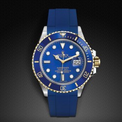 Rubber horlogeband M106 – Rubber B – Blauw