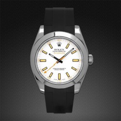 Bracelet en caoutchouc M115 – Rubber B – Noir