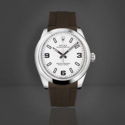 Horlogeband van rubber M316 – Rubber B – bruin