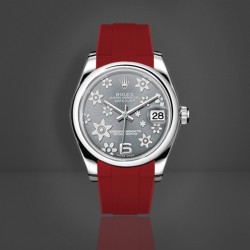 Horlogeband van rubber M216 – Rubber B – rood