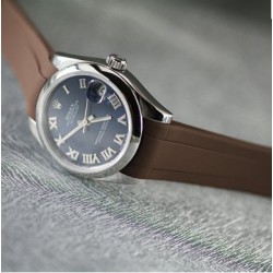 Rubber watch strap M216 – Rubber B – Brown