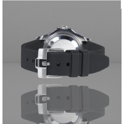 Rubber watch strap M317 – Rubber B – Black Tuxedo Velour