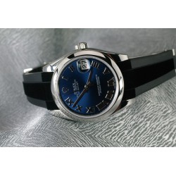 Bracelet en caoutchouc M219 – Rubber B – Noir Tuxedo Velour