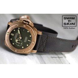 Rubber and Velcro Strap - Cuff SwimSkin - Rubber B - Espresso Brown