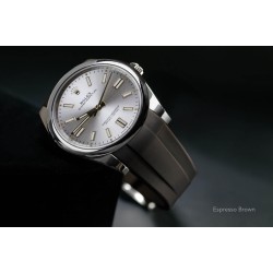 Horlogeband van rubber M141 – Rubber B – bruin