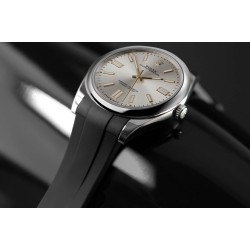 Horlogeband van rubber M141 – Rubber B – bruin