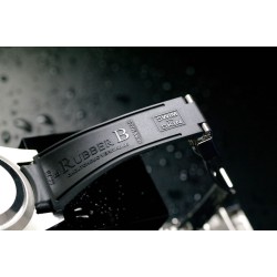 Rubber watch strap - Ballistic SwimSkin SK20CD - Rubber B - Navy blue and black