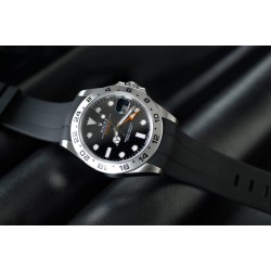 Rubber watch strap M225 – Rubber B – Black