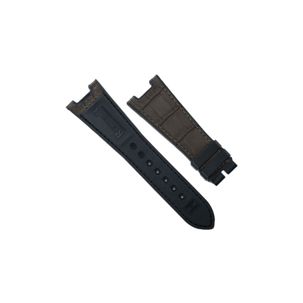 Rubber B strap Alligator SwimSkin PK79S Brown 