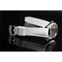 Rubber watch strap M236 – Rubber B – White
