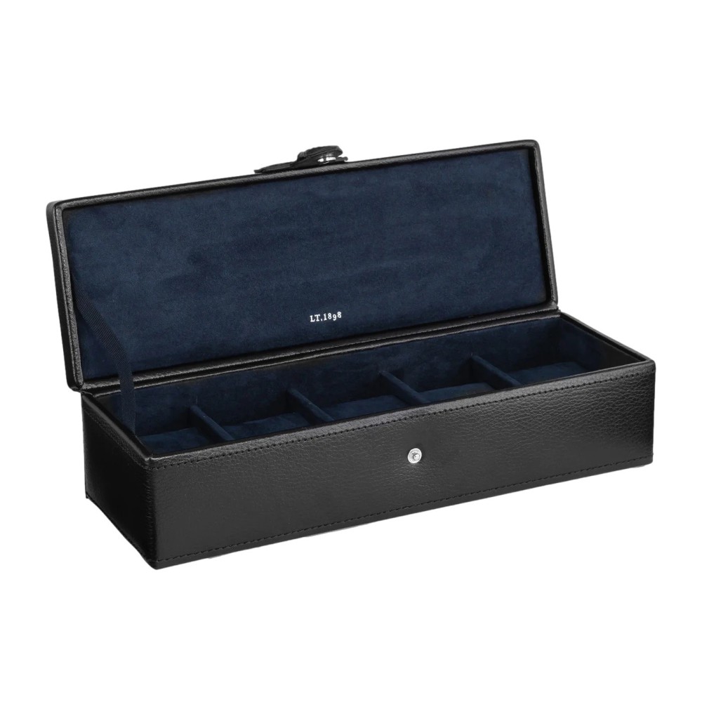 Leather Watch Box for 5 Watches - Le Tanneur - Timeless Elegance