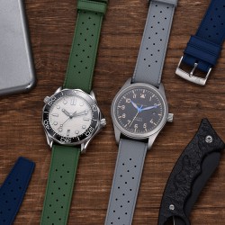 Rubber Strap - Tropic - Kronokeeper - Grey