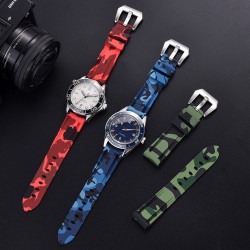 Rubber Strap - Kronokeeper - Red Camouflage
