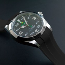 Rubber watch strap M215 – Rubber B – Black