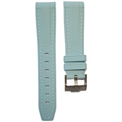 Textured Rubber Strap for Omega MoonSwatch - Kronokeeper - Sky Blue
