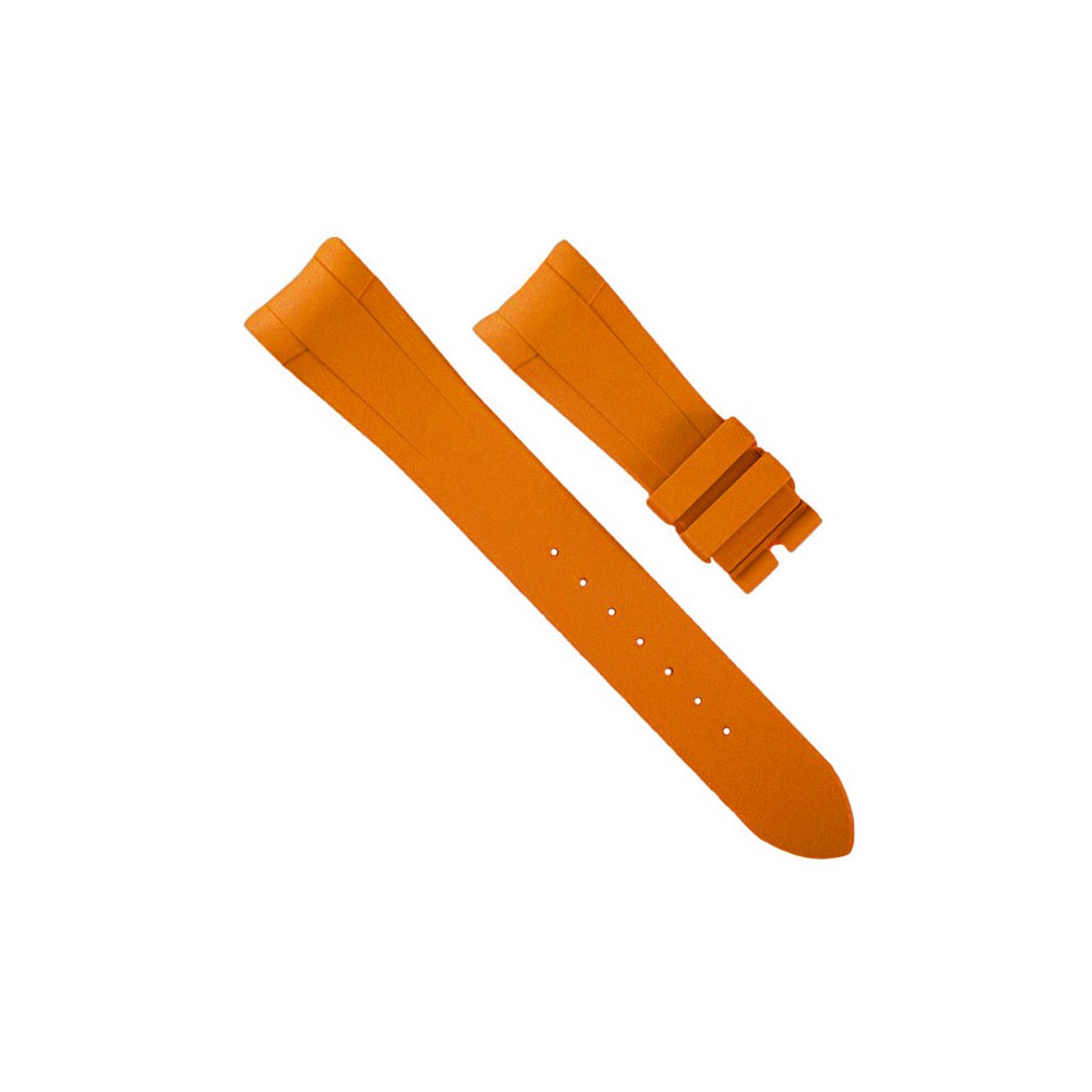 RubberB strap T805 for Tudor Heritage Black Bay Ceramic - Orange