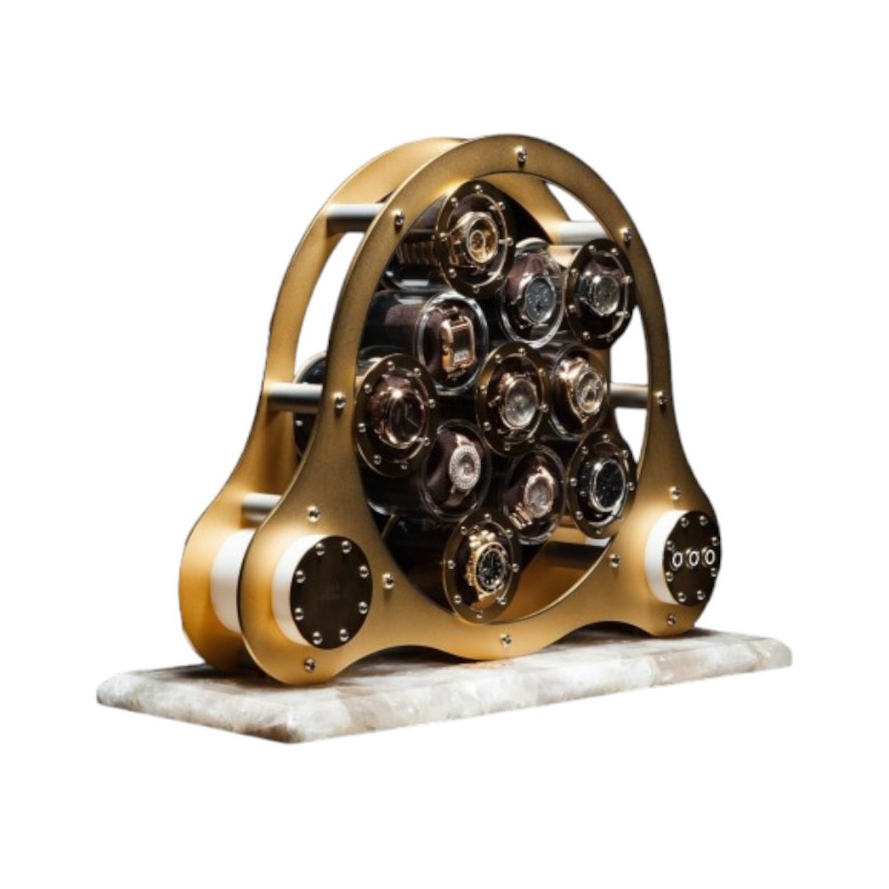 Watch Winder for 11 Watches - Gold - Lumisidus