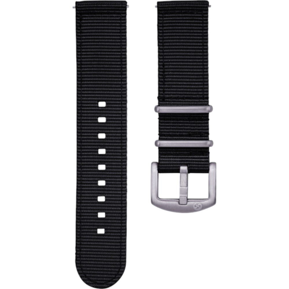 2-Piece NATO Nylon Strap – Kronokeeper – Black