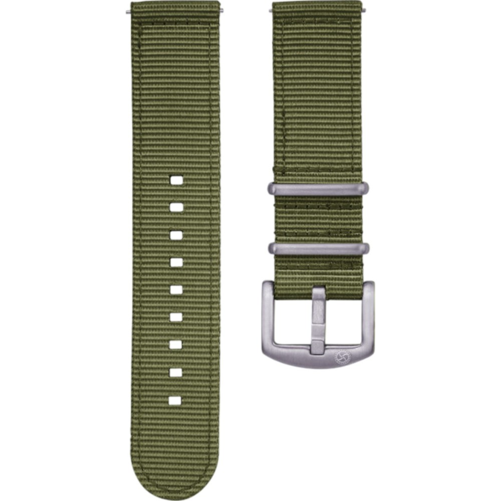 Bracelet NATO 2 pièces en nylon – Kronokeeper – Vert armée