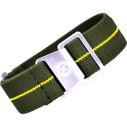 Bracelet Parachute en nylon – Kronokeeper – Vert et jaune