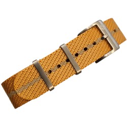 Bracelet Nato Premium en nylon – Kronokeeper – Jaune et sable