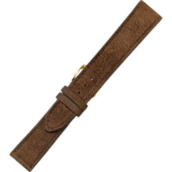 Bracelet nubuck de taureau - Lic Leather - chocolat