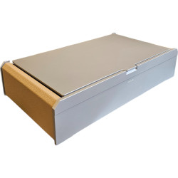 Horlogekoffer voor 10 horloges en accessoires – Aluminium en Leder – Aubliq