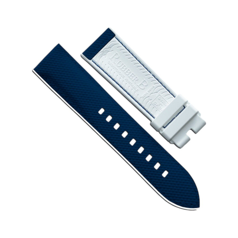 Rubber Strap - Ballistic SwimSkin PS22 - Rubber B - Marine Blue and White