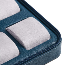 Tiboulen - 4-watch travel case - Leather - KronoKeeper