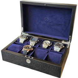 Coffret  en bois pour 8 montres - NUKU HIVA - Kronokeeper