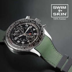 Bracelet en caoutchouc – Ballistic SwimSkin SK22 – Rubber B – Vert militaire
