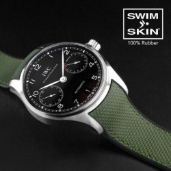 Bracelet en caoutchouc – Ballistic SwimSkin SK22 – Rubber B – Vert militaire