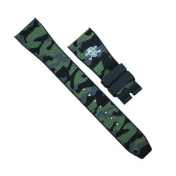Rubber Strap – Urban CAMO SwimSkin Twill SK21 – Rubber B – Military Green and Grey