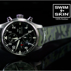 Rubberen Band – Urban CAMO SwimSkin Twill SK21 – Rubber B – Legergroen en Grijs