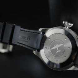 Rubber Strap – Alligator SwimSkin SK43 – Rubber B – Jet Black