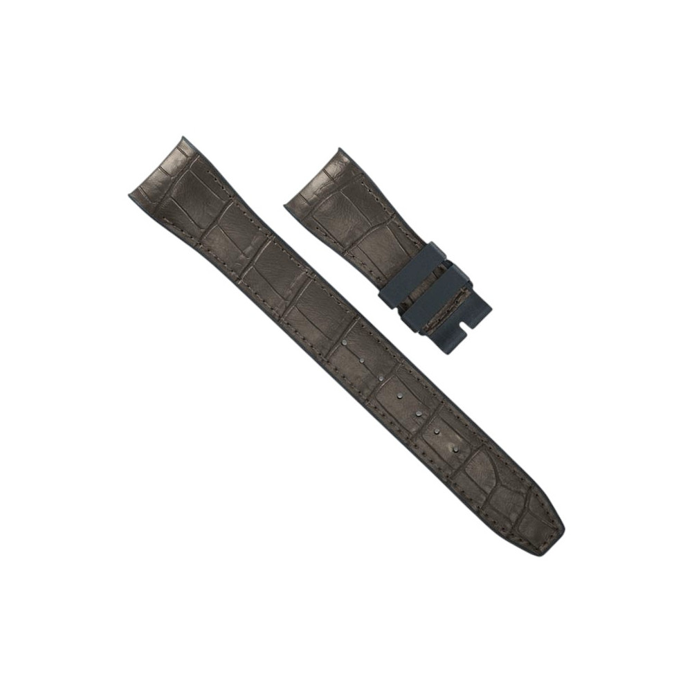 Bracelet en caoutchouc – Alligator SwimSkin SK22 – Rubber B – Marron expresso