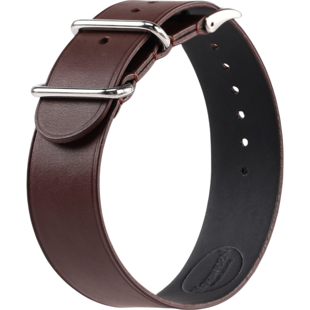 Horween Leather Zulu Strap – Basile – Kronokeeper – Brown