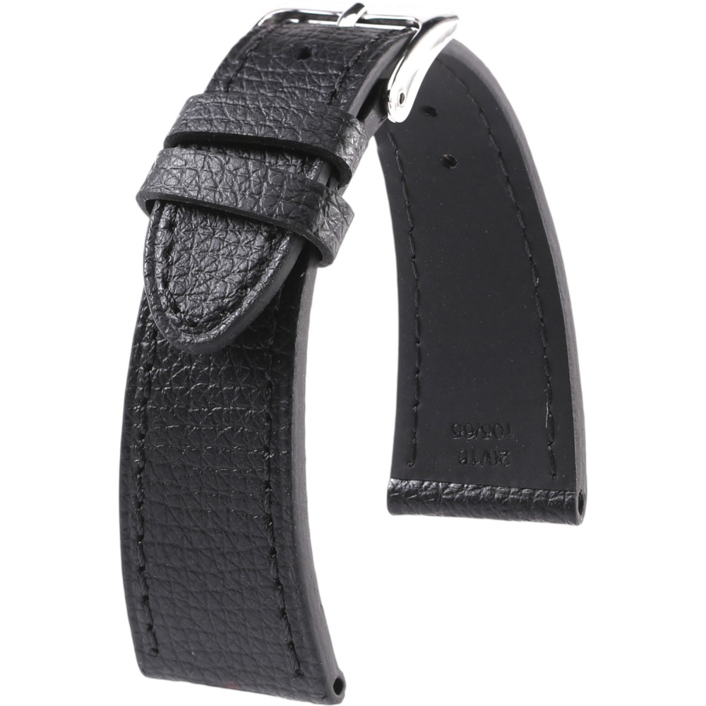 Bracelet en cuir de veau grainé – Ferdinand – Kronokeeper – Noir