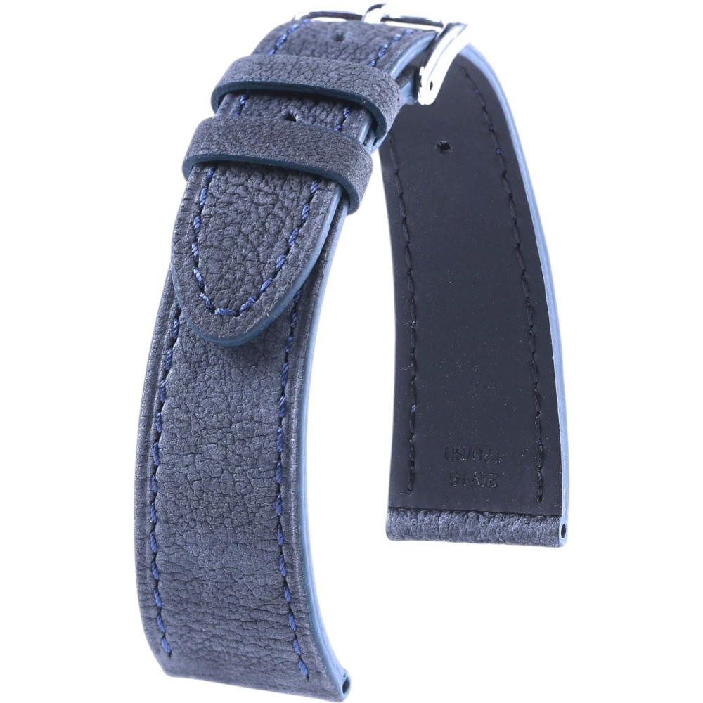 Kalfsleren horlogeband – Ernest – Kronokeeper – Blauw