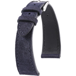 Kalfs suède horlogeband – Edgar – Kronokeeper – Blauw