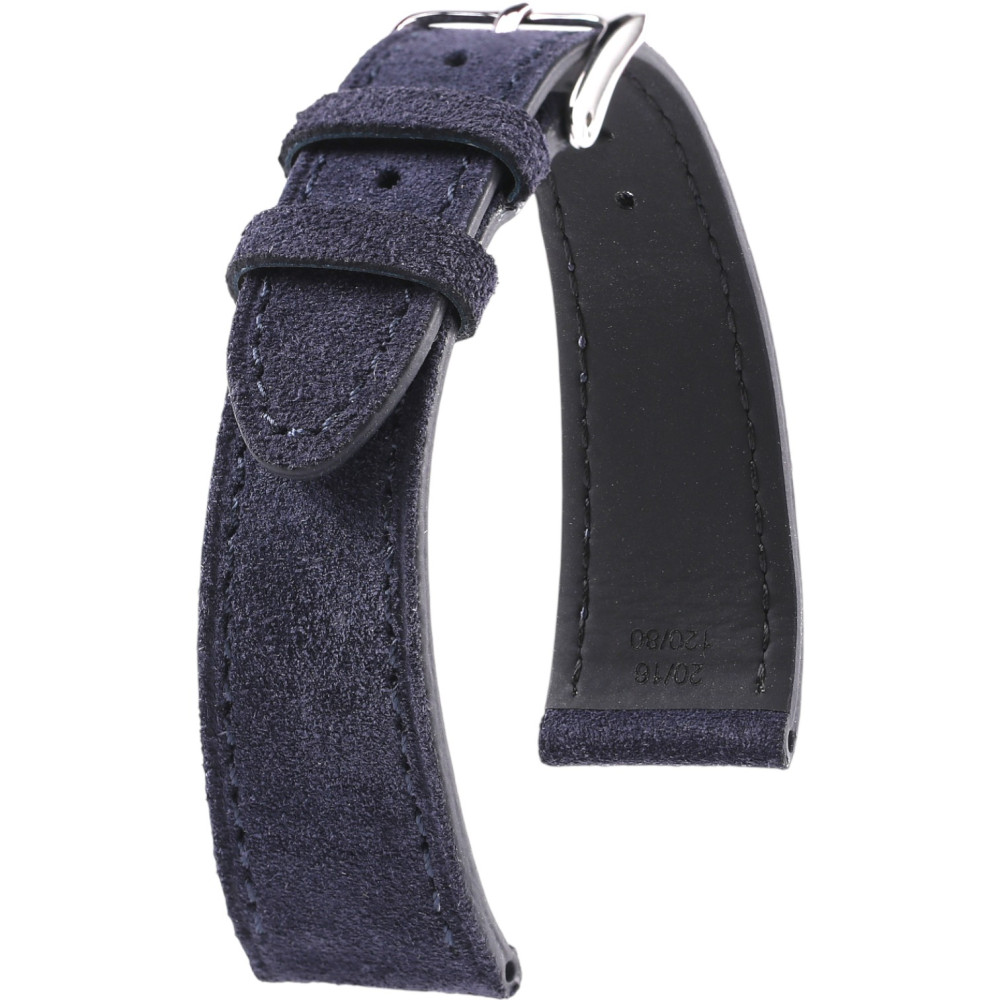 Bracelet en cuir de veau suédé – Edgar – Kronokeeper – Bleu