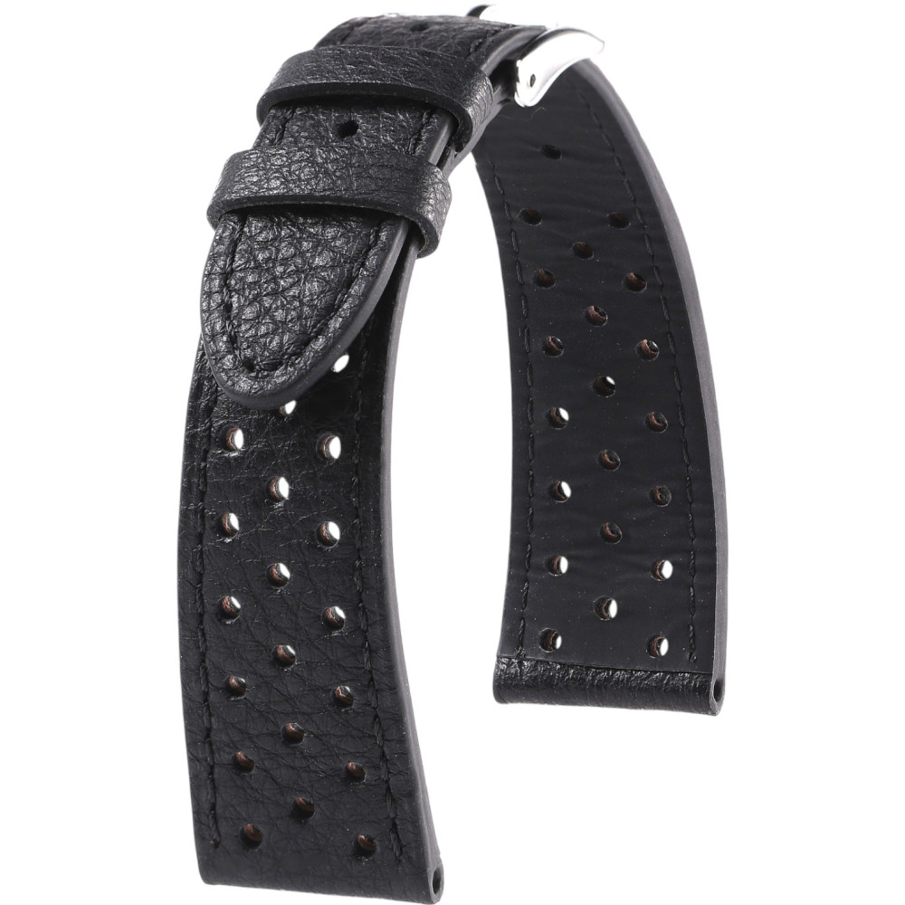 Grained Calf Leather Rally Strap – Joseph – Kronokeeper – Black