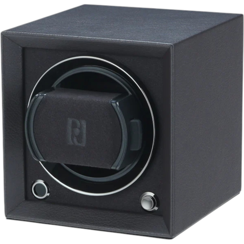Watch winder for 1 automatic watch – Petite 1 – Paul Design – black microfiber leather