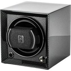 Watch winder for 1 automatic watch – Petite 1 – Paul Design – piano lacquer carbon fiber