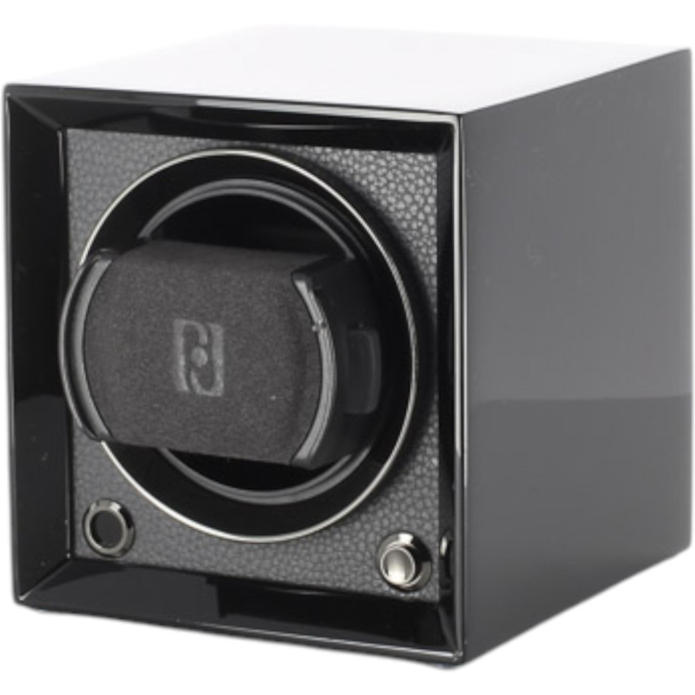 Opwinder voor 1 automatisch horloge – Petite 1 – Paul Design – swart pianolak