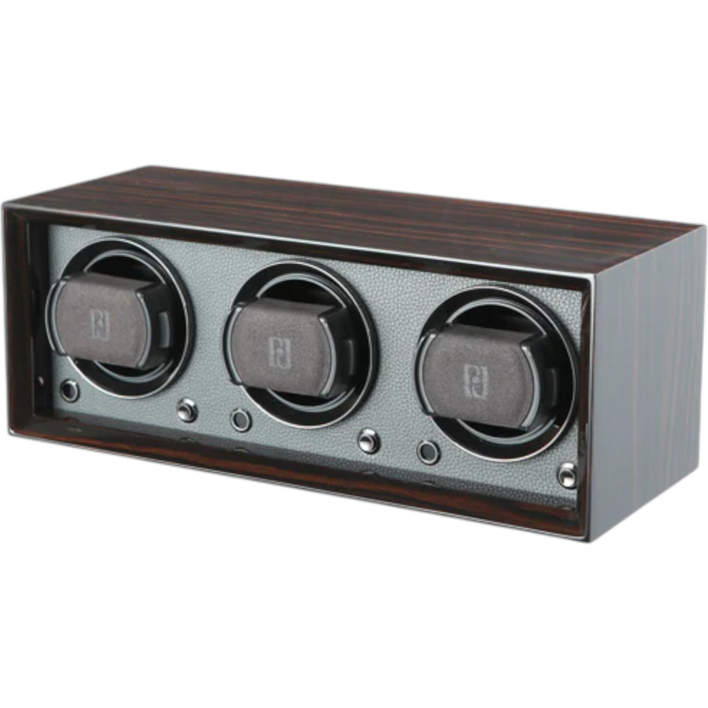 Watchwinder voor 3 automatische horloges – Petite 3 – Paul Design – Macassar