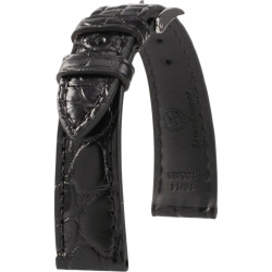 Bracelet en cuir d’alligator - Félicia - Kronokeeper - Noir