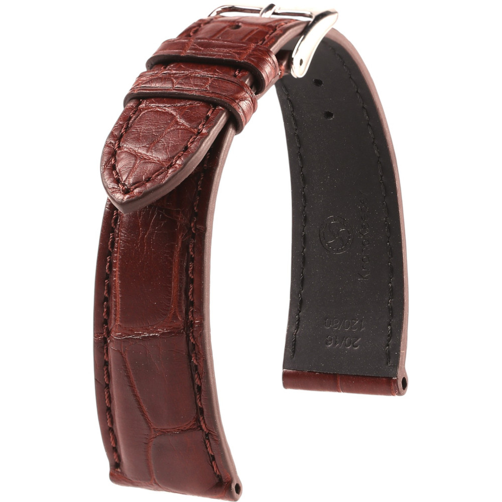 Alligator Leather Watch Strap - Felix - Kronokeeper - Brown